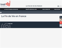 Tablet Screenshot of fdv.site.ined.fr